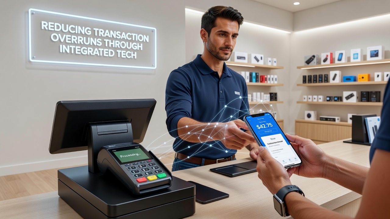 Traditional merchant services dashboard displaying mobile transaction data analytics